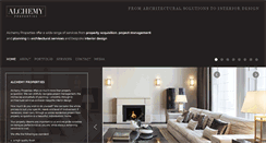 Desktop Screenshot of alchemyproperties.net